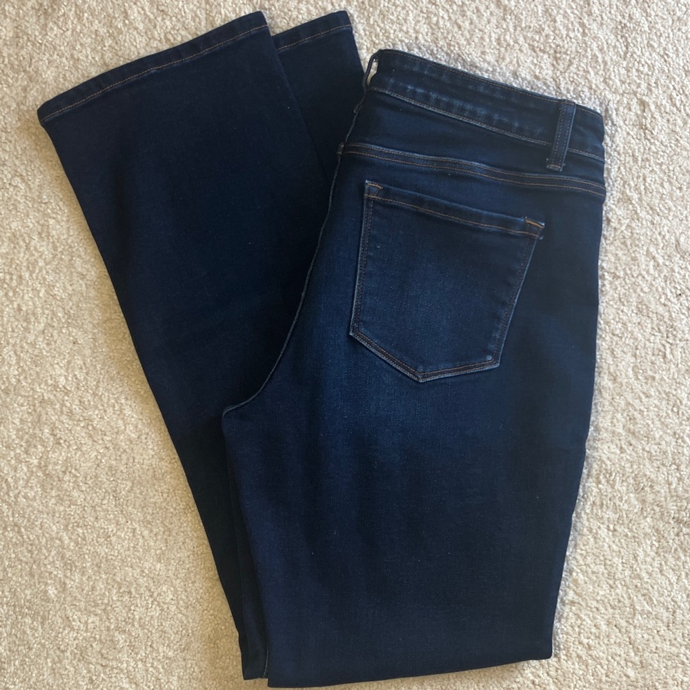 Women's Skinny Jeans in Dark Indigo Stretch Denim